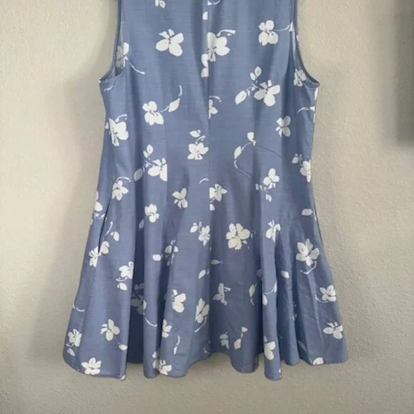 Universal Thread Blue Floral Midi Dress - Picture 4 of 8